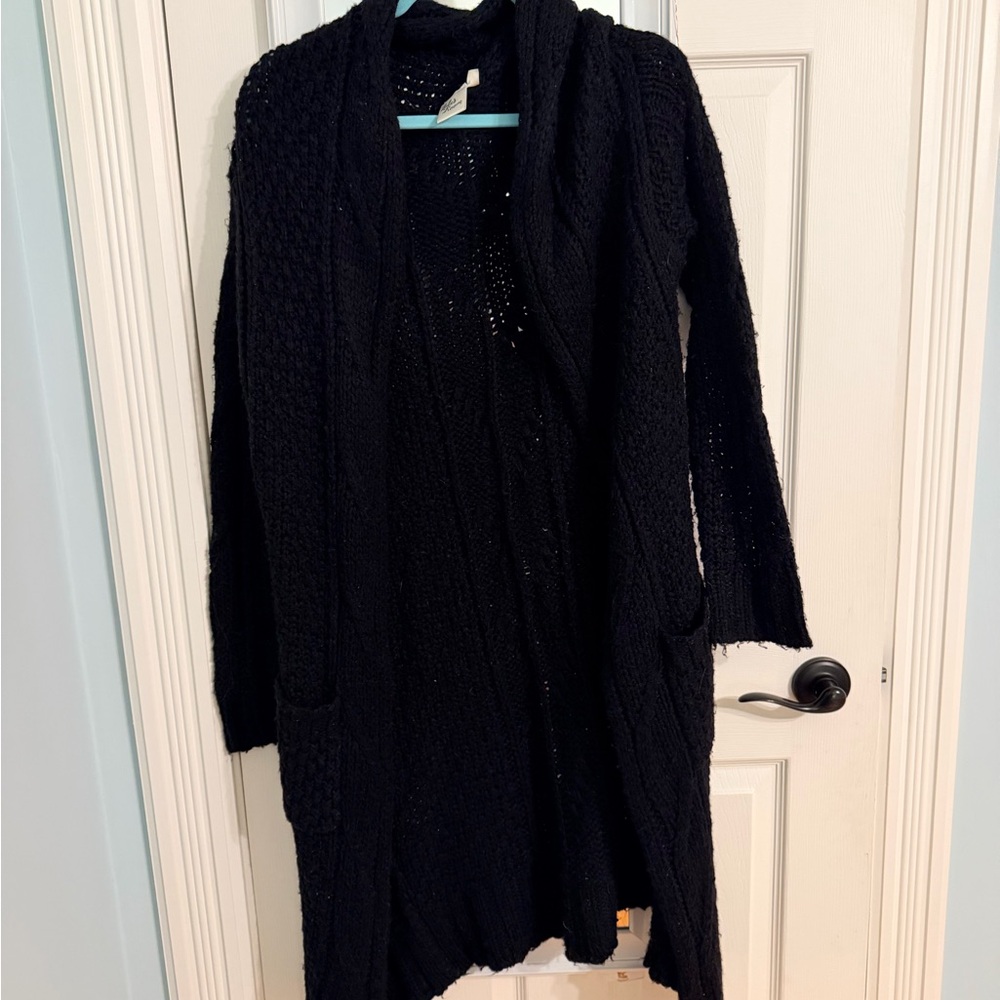 Black Women's Long Cardigan Sweater Lola’s Room